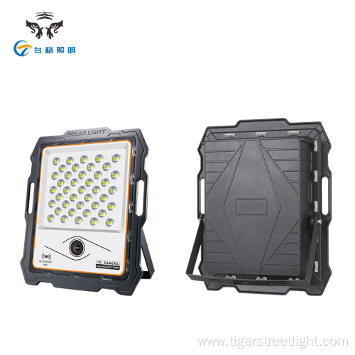 Aluminum Ip65 waterproof outdoor mobile solar flood light